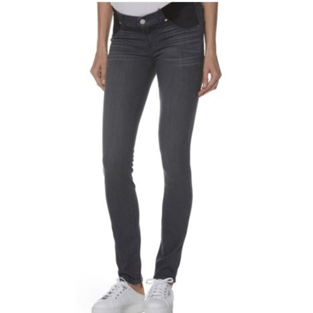 Paige Transcend Verdugo Maternity Skinny Jeans (Grey Peaks) US 29